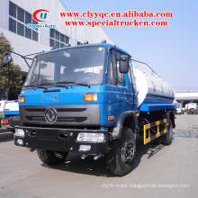 Dongfeng manual 10000 liter water bowser 10ton water tank truck for sale